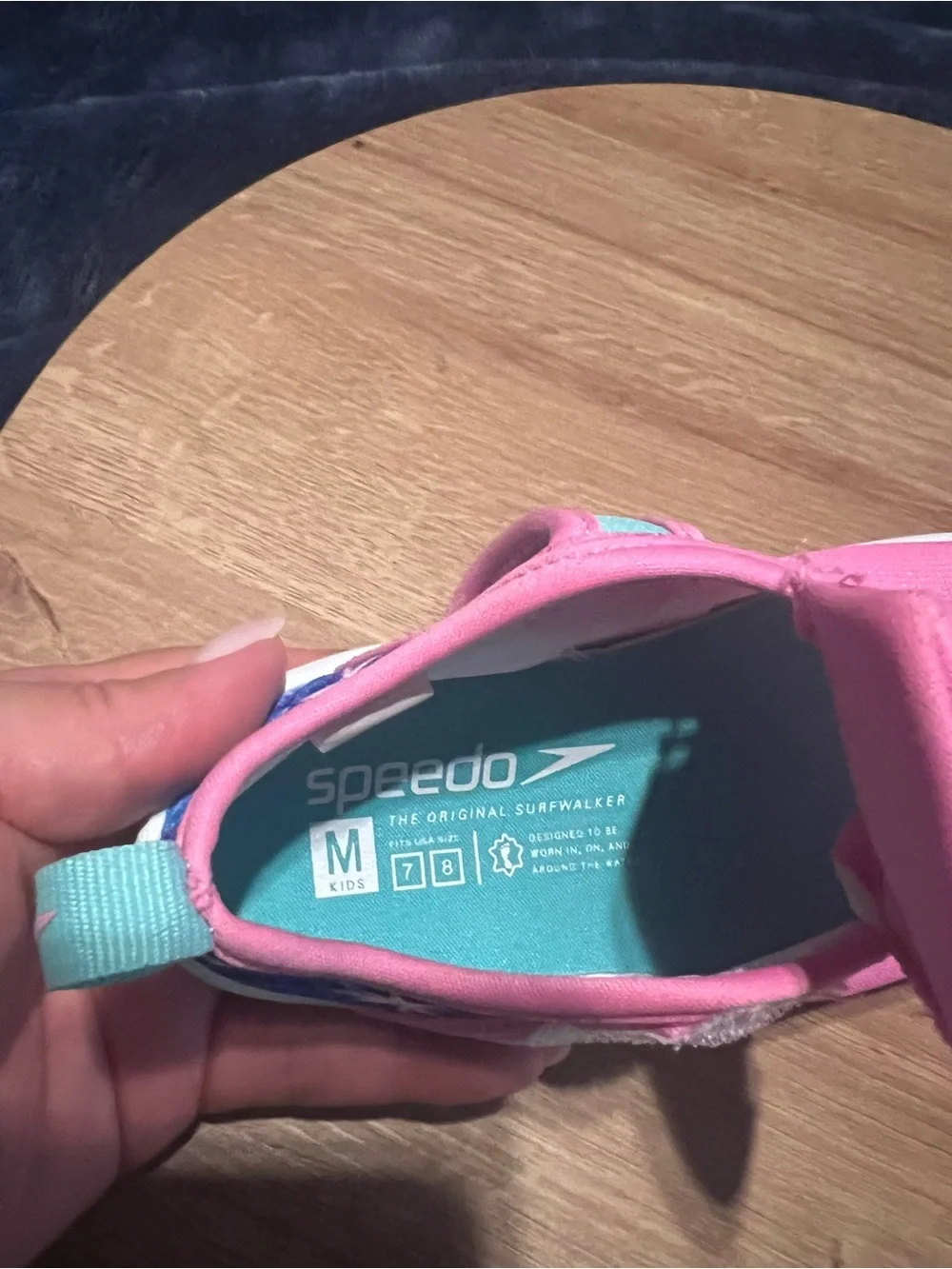 Speedo Pink and Teal Kids Water Shoes